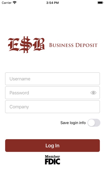 ESB Business Deposit