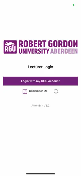 Game screenshot RGU Attend Lecturer apk