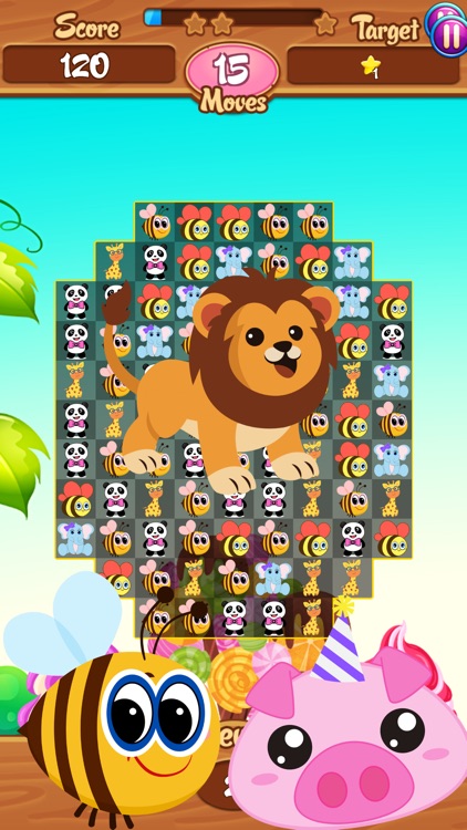 Bees Animal Friends Pop Match3 screenshot-4