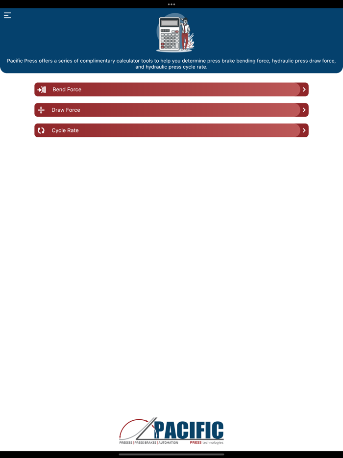 Pacific Press Calculator