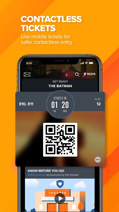 Fandango Movie Tickets & Times Screenshot on iOS