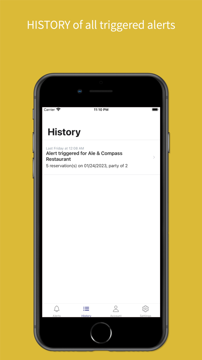 Dining Alerts for Disney Parks