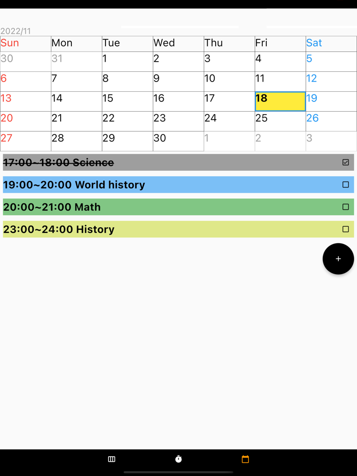 Day planning