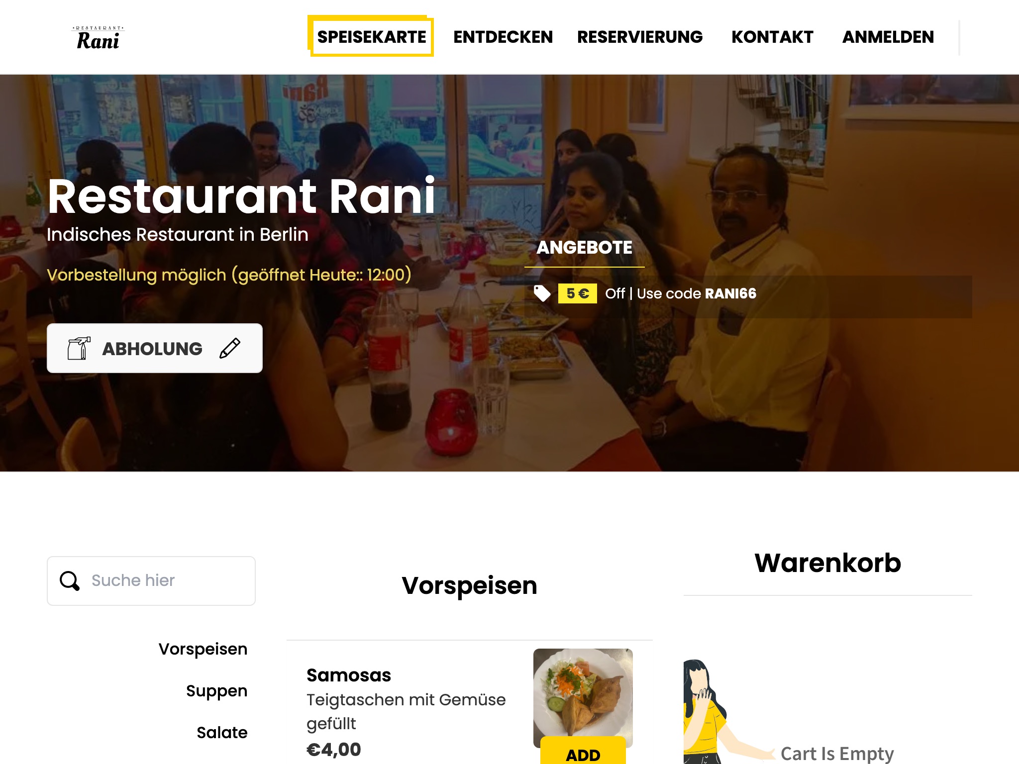 Restaurant Rani screenshot 3