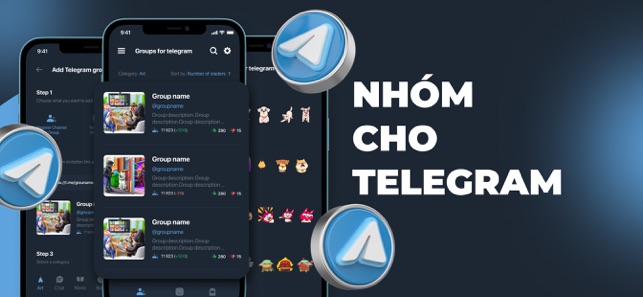 Groups for Telegram - App