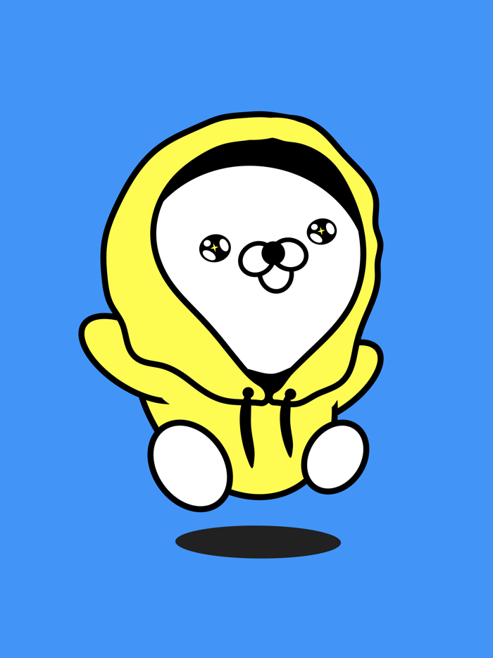 パーカーアザラシ