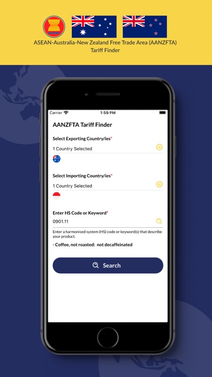 AANZFTA Tariff Finder