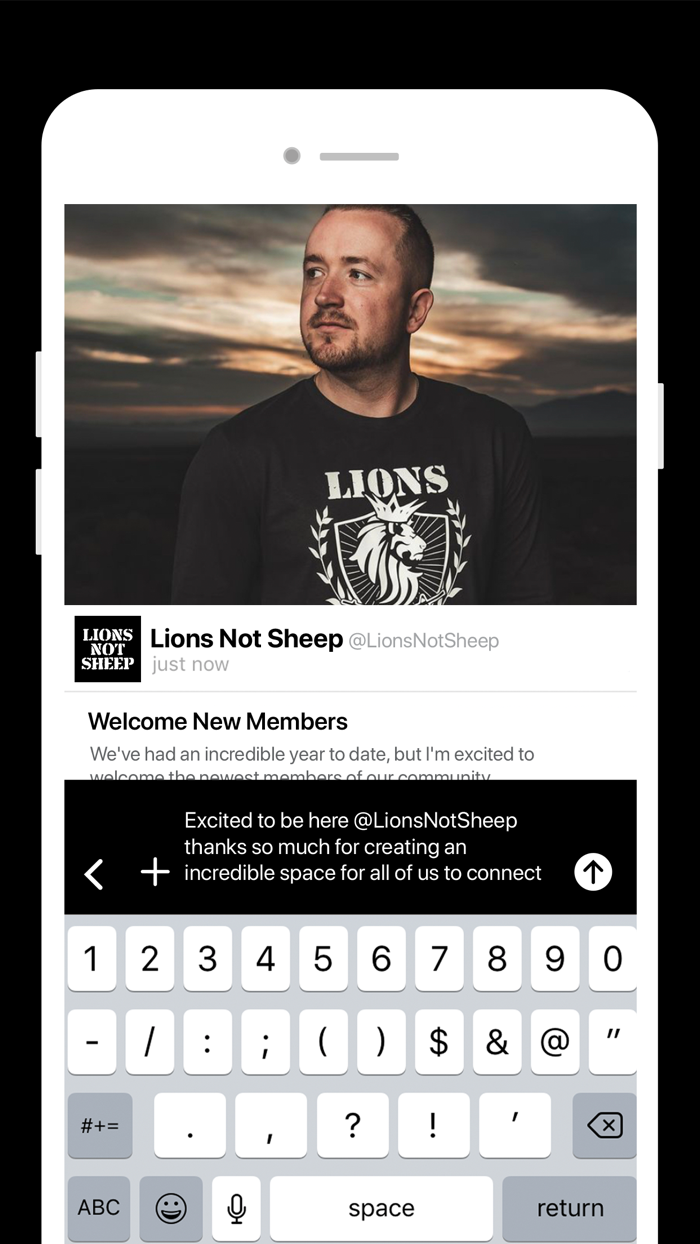 Lions Not Sheep ® Den