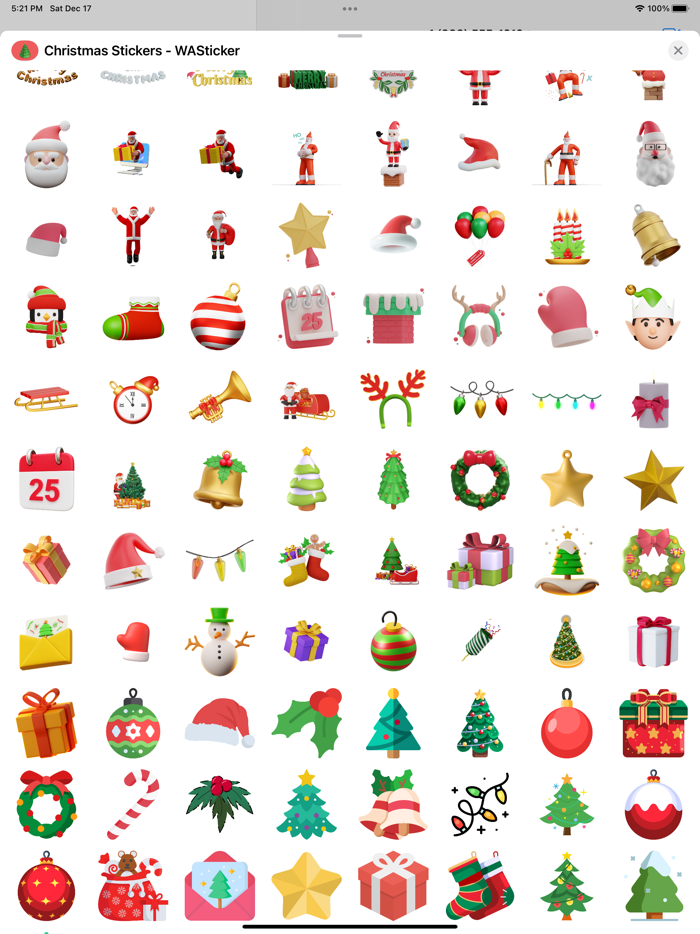 Christmas Stickers-2023 Wishes