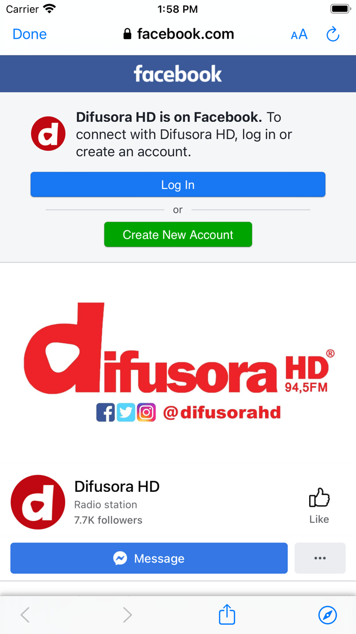 Difusora HD.