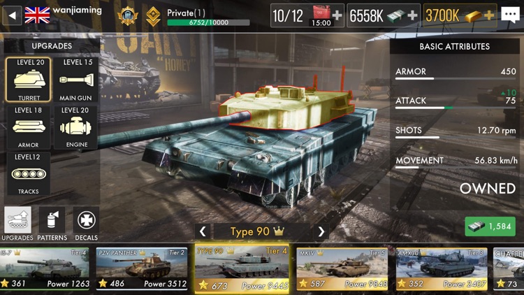 Tank Warfare: PvP Battle Game screenshot-3