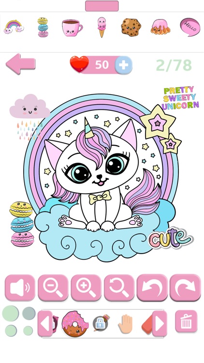 Kawaii coloring: Paint & Color screenshot-5