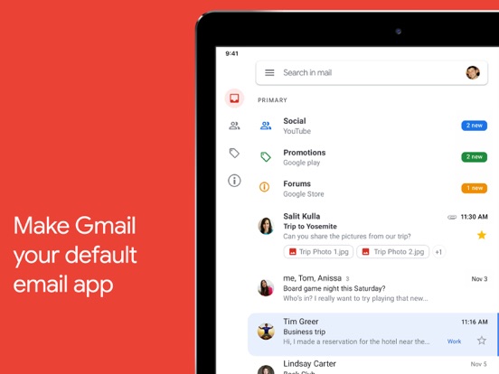 Gmail - Email by Google Ipad images