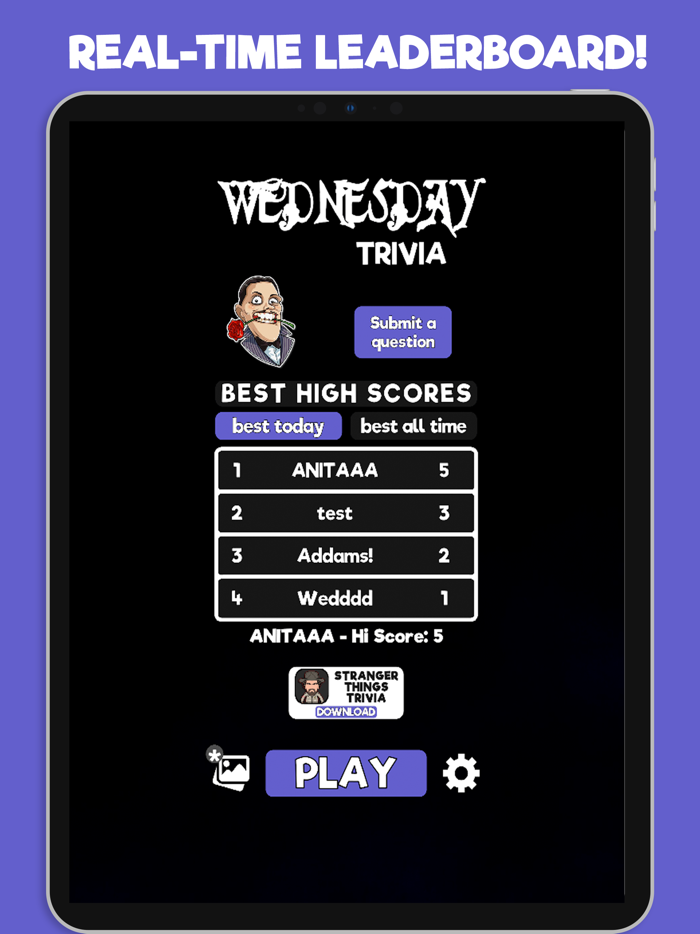 Wednesday Quiz - Trivia