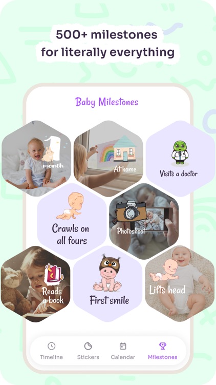 Baby Milestones Baby First App