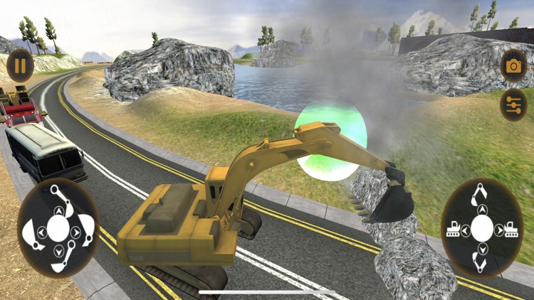 Excavator Crane Driving Sim