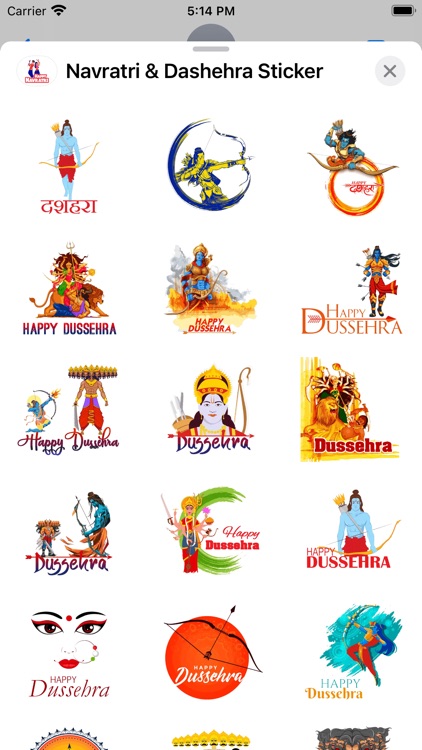 Navratri & Dassehra Stickers screenshot-9