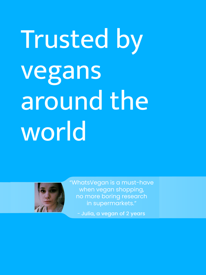 WhatsVegan Vegan Food Scanner