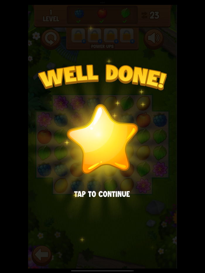 Garden tiles Match 3 puzzle