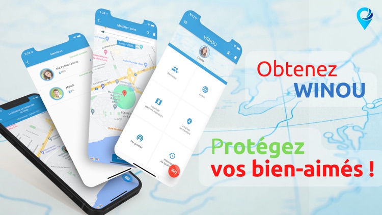 Winou: Localisez vos proches