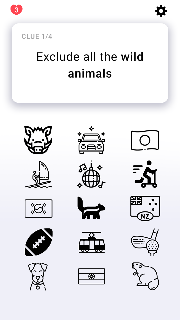 Next Question Logic Game