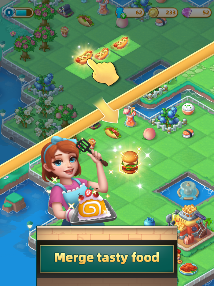 Merge Tasty - Food Puzzle