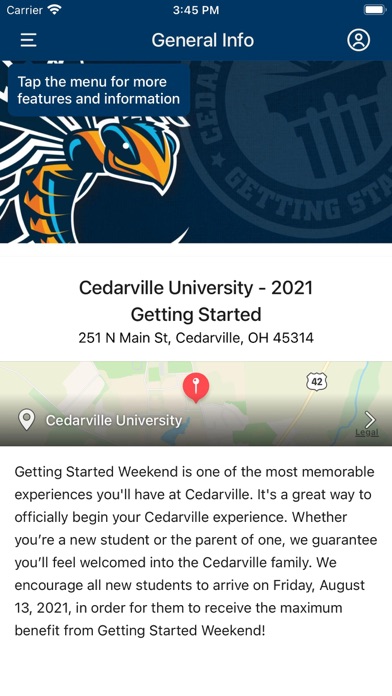 Events @ Cedarville University screenshot 3