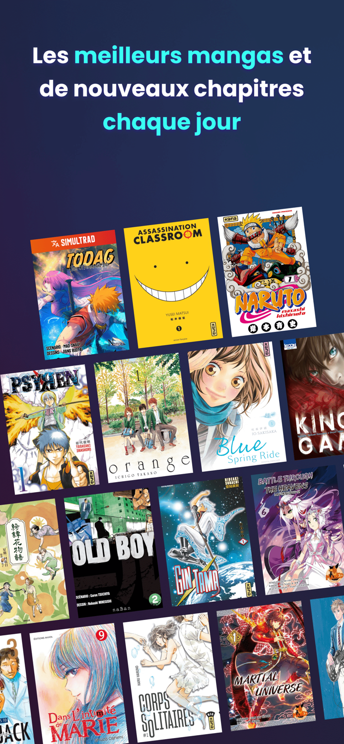 Mangas.io, lAbonnement manga
