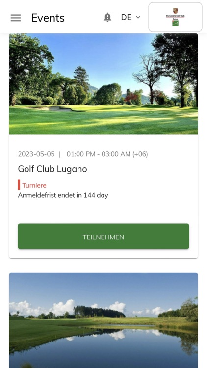 Porsche Green Club App