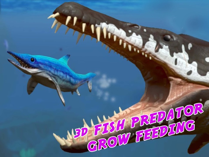 3D FISH PREDATOR GROW FEEDING