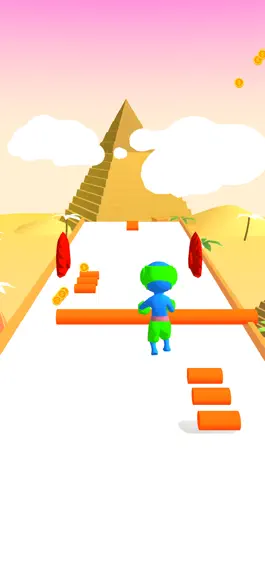 Game screenshot Rails Guys 3D - Stumble Friend apk