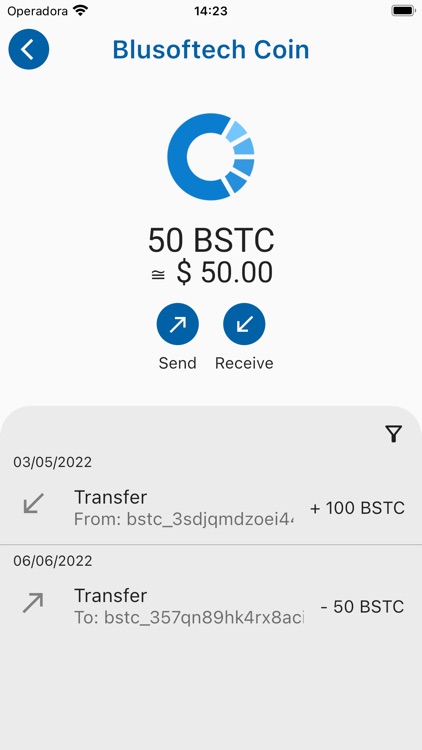 Blusoftech Wallet screenshot-3