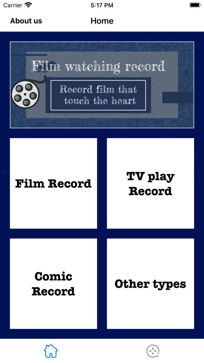 Film watching record