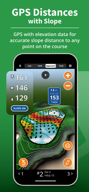 ‎GolfLogix Golf GPS + 3D Putts Screenshot