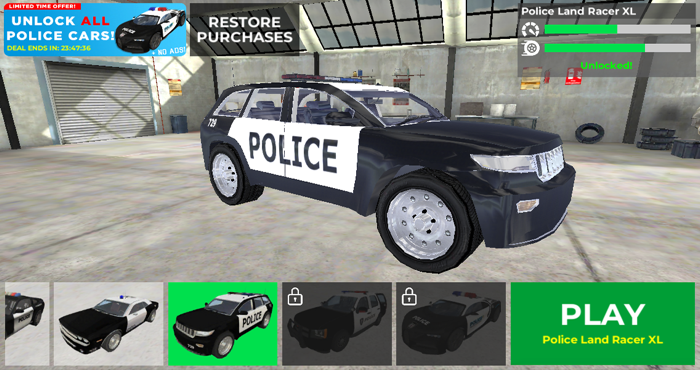 Police Chase - Cop Car Driver