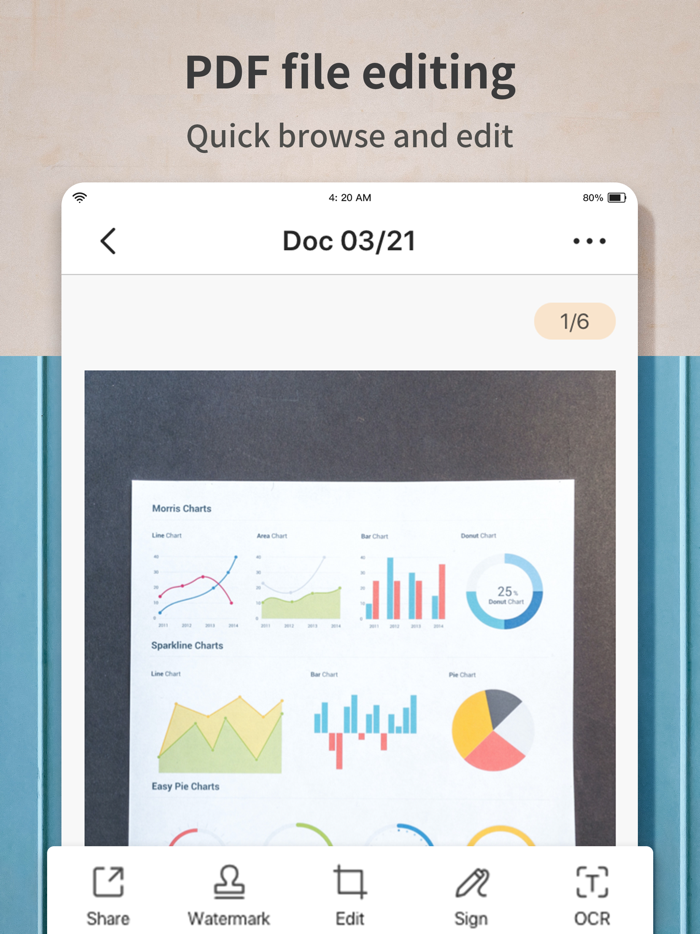Scanner App, PDF  OCR