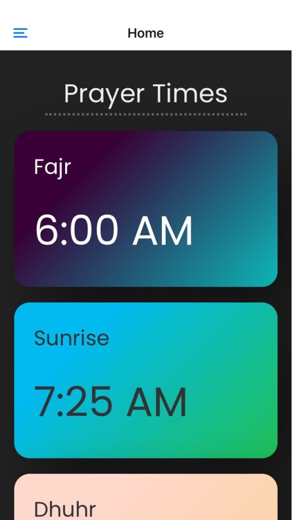 Muslim Prayer Times App