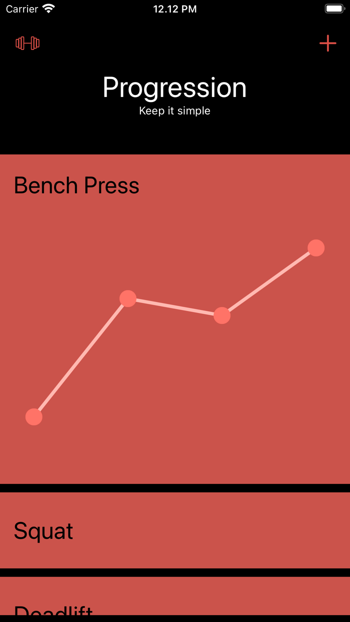 Progression Track your scores