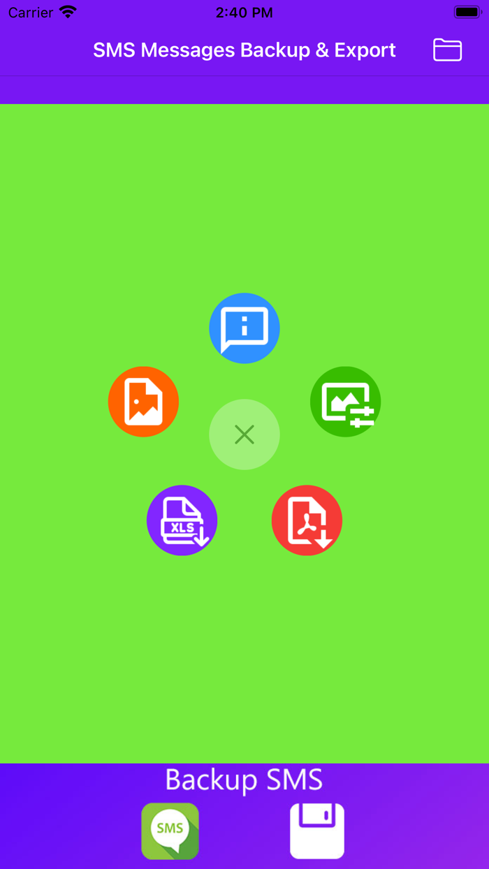 SMS Messages Backup  Export
