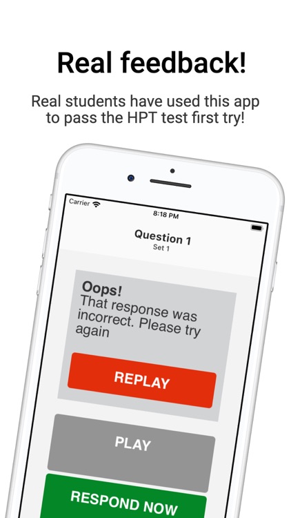 HPT Real Test Questions Lite screenshot-3