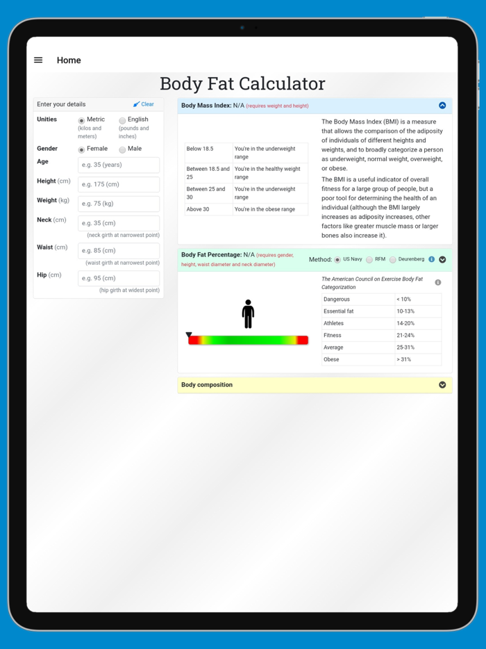 Body Fat Meter
