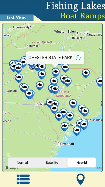 South Carolina-Fishing Lakes screenshot-3