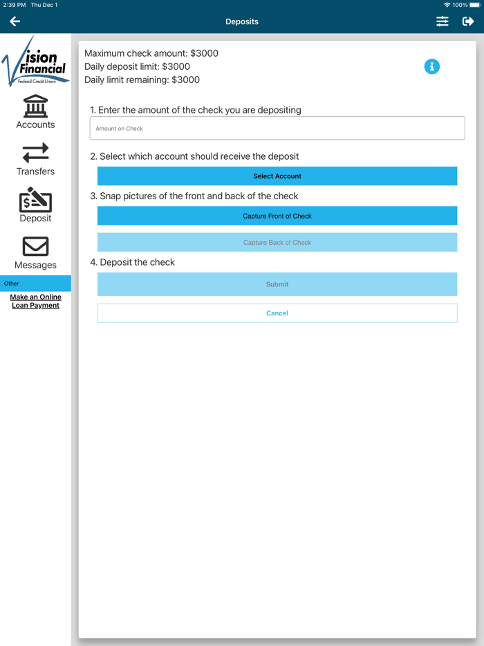 Vision Financial FCU