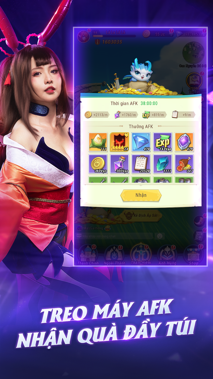 Hero AFKVương Quyền Chiến VNG