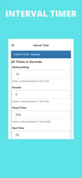 Game screenshot Interval Timer Workout App apk