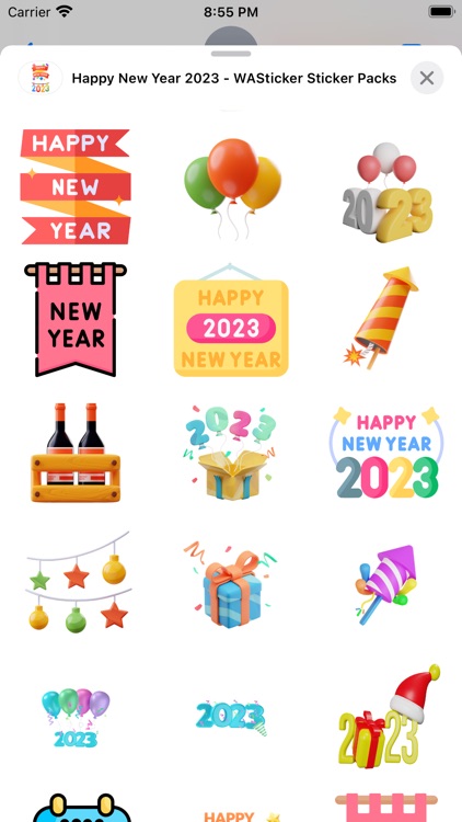 Happy New Year 2023 -WASticker screenshot-4