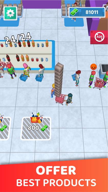 Hypermarket Strong Cashier 3D screenshot-3