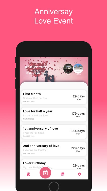 Love Diary: Day Counter