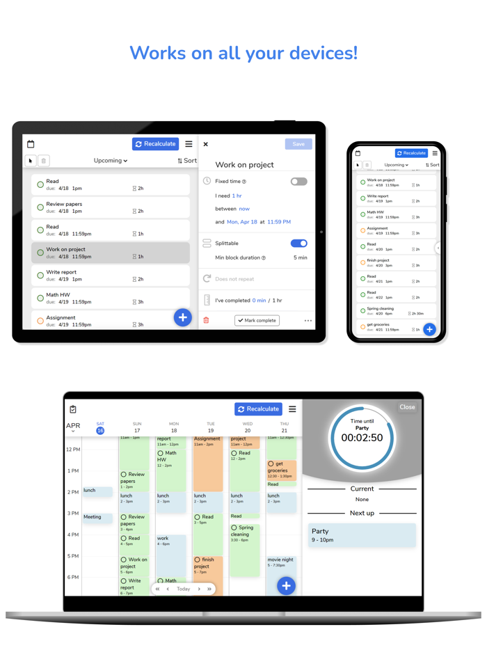 Schezzy To-Do List  Schedule