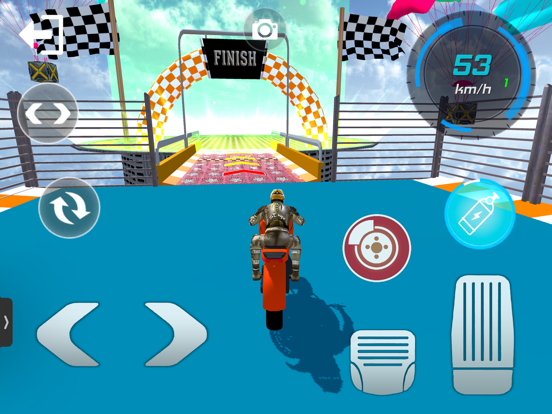 SuperHero Bike Stunt Racing Go screenshot 4